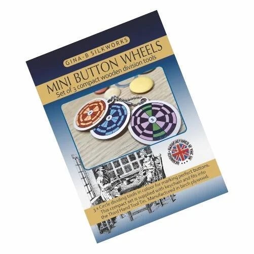 Image of NEW! Mini button Wheels  by Gina B Silkworks