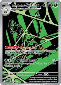 Team Rocket's Spidops - 187/182 - SV10: Destined Rivals - Near Mint