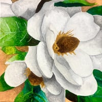 Image 1 of Magnolia Flower Painting