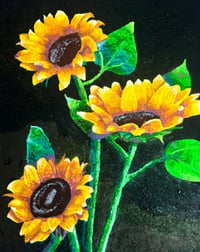 Image 1 of Vibrant Sunflower Painting: Mother's Favorite Floral Art