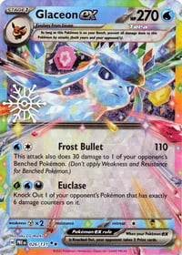 Glaceon ex - 026/131 (Holiday Calendar) - SV: Prismatic Evolutions - Sealed