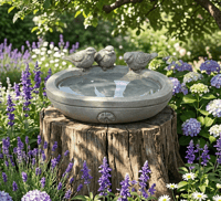 Image 2 of 3 Bird Bath 