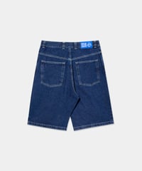 Image 2 of POLAR_BIG BOY SHORTS :::DARK BLUE/WHITE:::