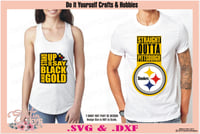 Image 2 of Pittsburgh Steelers Logo SET Design SVG Files, Cricut, Studio, Digital Cut Files
