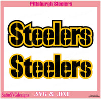 Image 3 of Pittsburgh Steelers Logo Design SVG Files, Cricut, Studio, Digital Cut Files
