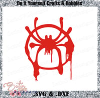 Image 1 of Spiderverse Miles Morales Marvel Design SVG Files, Cricut, Studio, Digital Cut Filesed Product