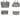 A Key Scent 4-Piece Luxury Handbag Set