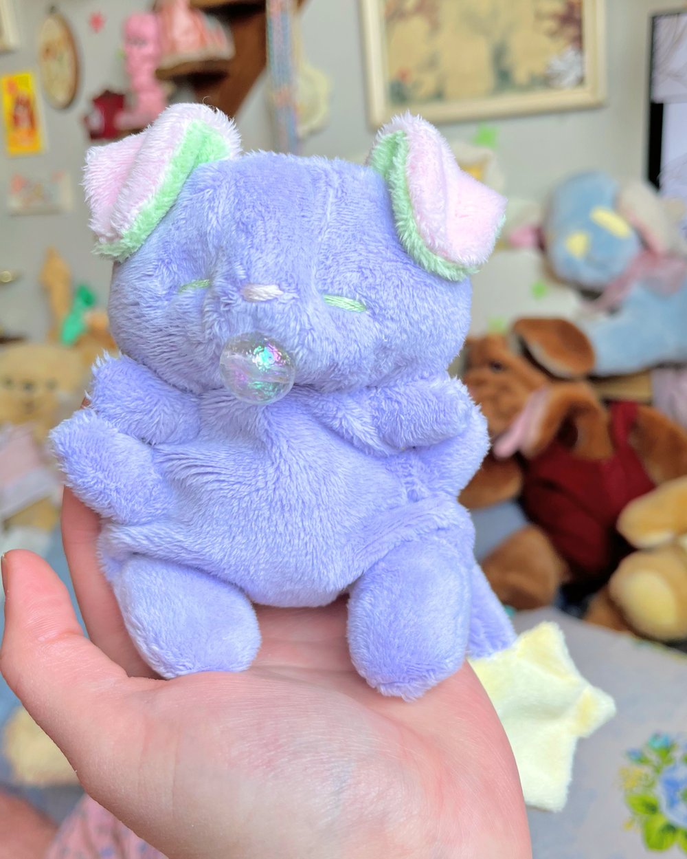 Image of Hugg-A-Me Babey! Purple spit bubble