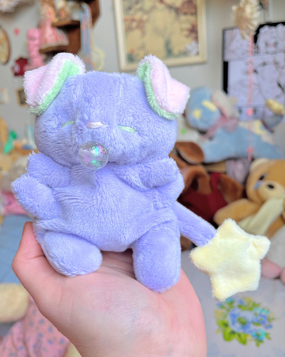 Image of Hugg-A-Me Babey! Purple spit bubble