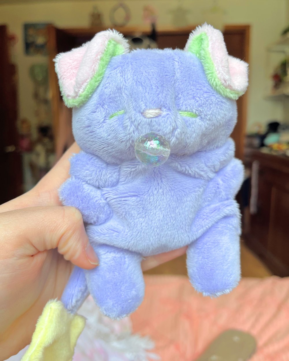 Image of Hugg-A-Me Babey! Purple spit bubble