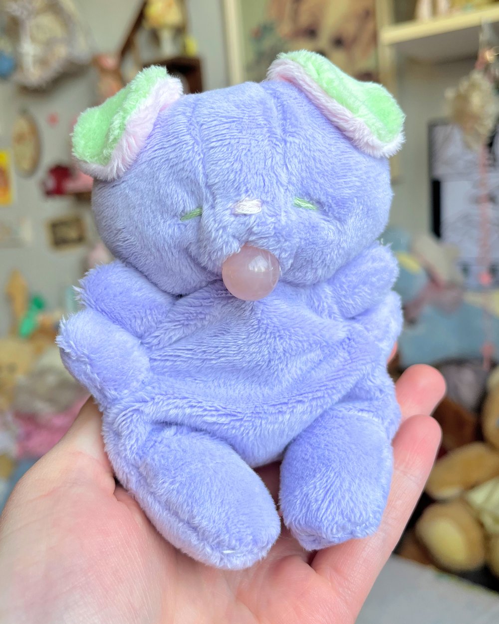 Image of Hugg-A-Me Babey! Purple + green tail