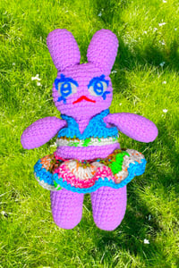 Bikini Bunny Keychain (Purple)
