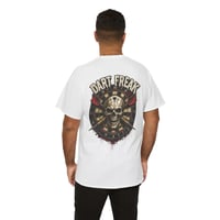 Image 2 of Dart Freak Graphic T‑Shirt – Bold Dartboard Skull Design for Dart Players