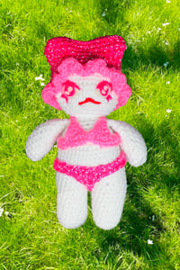 Bikini Kitty Keychain (White)