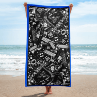 Image 2 of Leather Print Beach Towel 