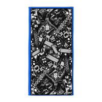 Image 1 of Leather Print Beach Towel 