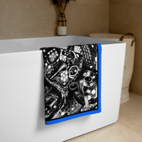 Image 3 of Leather Print Beach Towel 