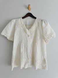Image 1 of Gauzy Cotton Garden Blouse