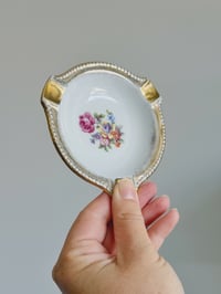 Image 1 of Small German Floral Smoking Dish