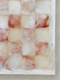 Image 4 of Vintage Peachy Chess Board