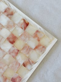 Image 1 of Vintage Peachy Chess Board