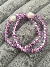 Image 2 of Lilac chalcedony bracelets 