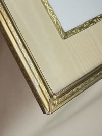 Image 5 of Vintage 40's Brass & Fabric Frame