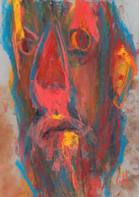 Image 2 of Fabled - Sketchbook Drawing in Soft Pastels on Paper 