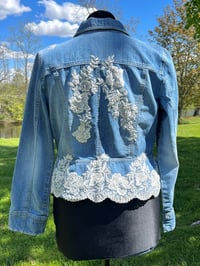 Image 3 of Small Loft Cropped Denim Jacket