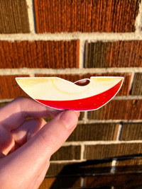 Apple Slice Sticker
