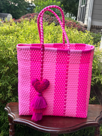 Two-Toned Pink Tote