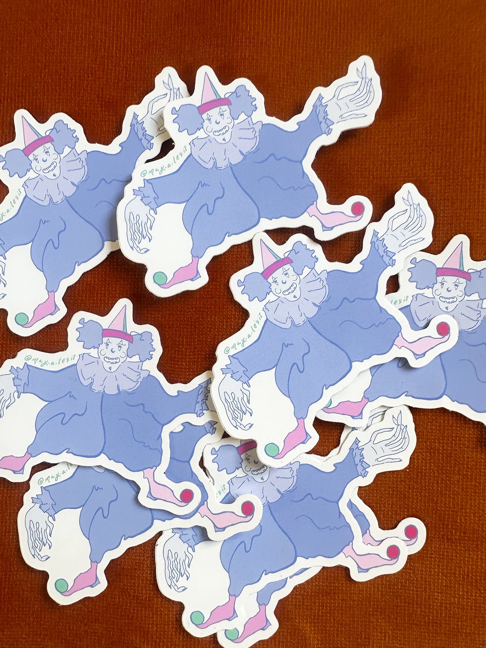 Image of Spooky Clown Sticker