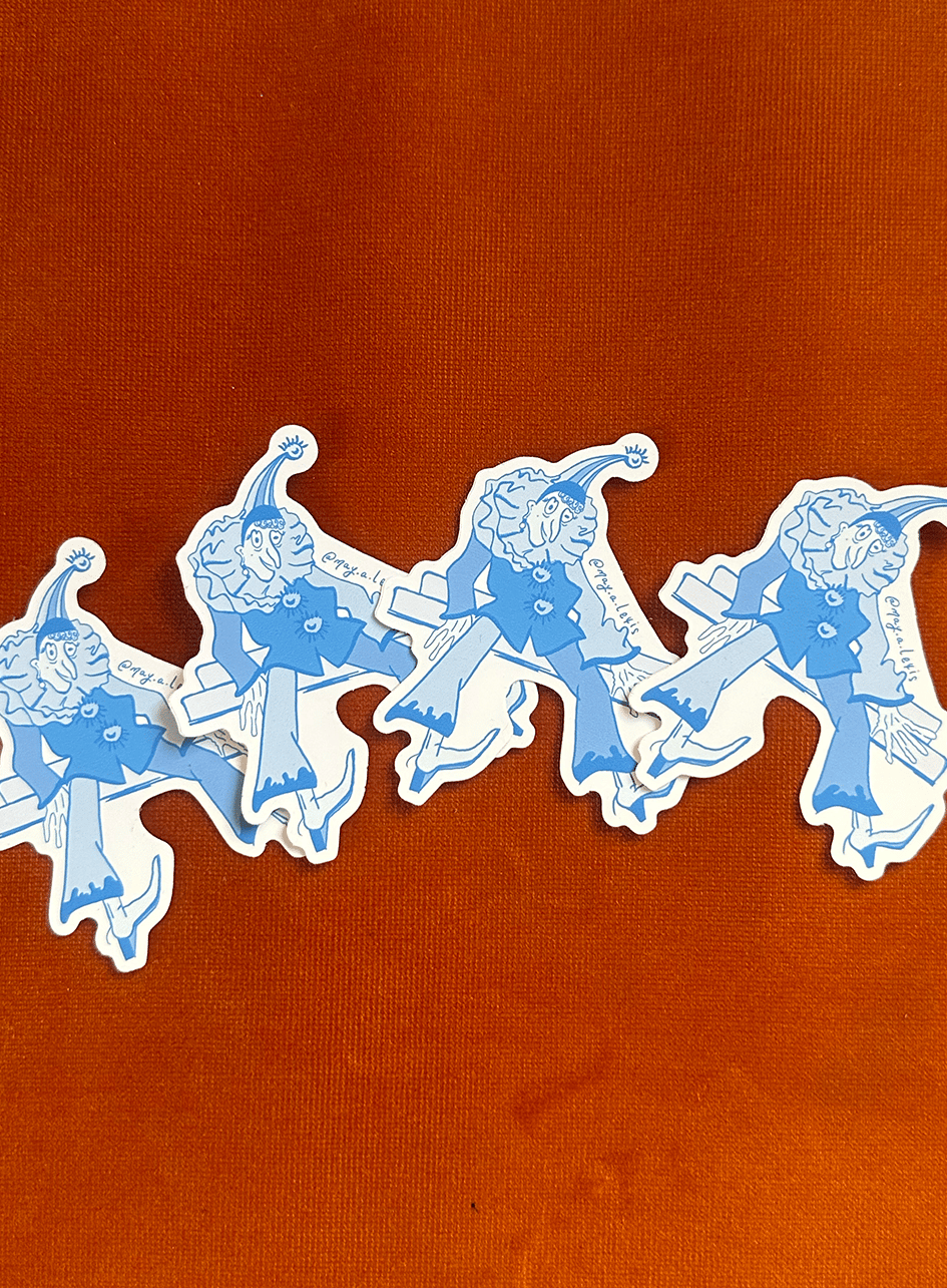 Image of Dance of the Drunken Puppet Sticker