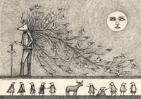 'He grew a branch for birds' Original Drawing