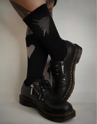 Image 1 of Hidden Moon Socks – Black Edition