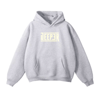 Image 1 of Floral Grey - Hoodie