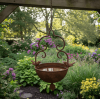 Rustique Hanging Bird Bath