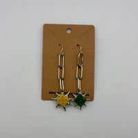 Spiky Dice Earrings (#2122)