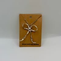 Soft Soldered Bow Pendant (#2128)