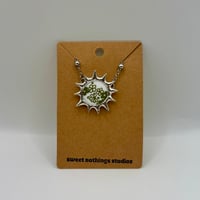 Grandma's Spiky Plate Pendant (#2133)