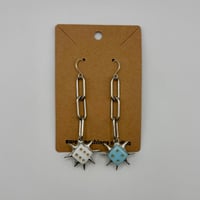 Spiky Dice Earrings (#2134)