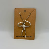 Soft Soldered Bow Pendant (#2142)