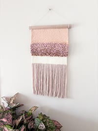 Image 4 of Woven Wall Hanging - Colouful and Textured (Medium)