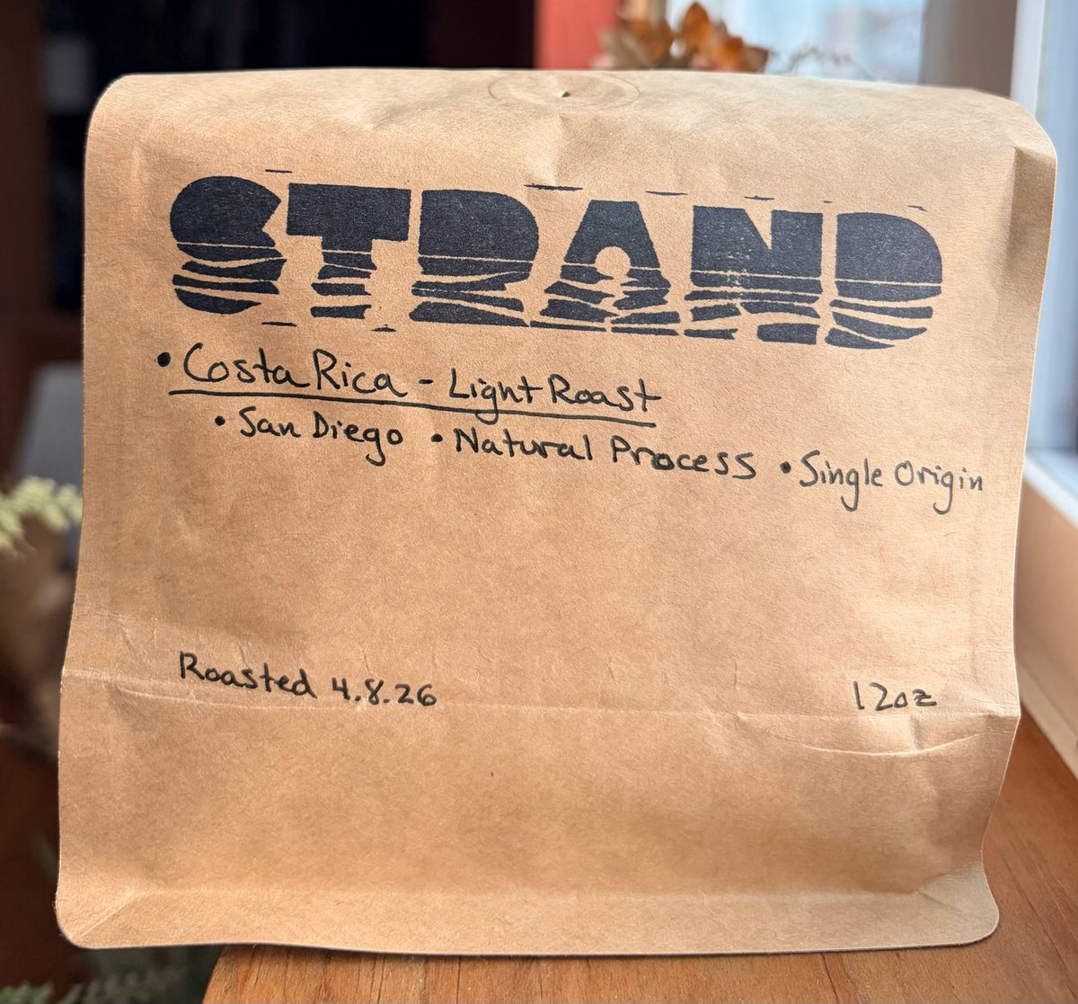 Photo of Costa Rica San Diego Natural Process, 12 oz whole bean