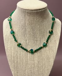 Image 1 of Malachite Heart Necklace