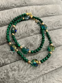 Image 2 of Malachite Heart Necklace