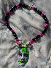 Image 5 of Neon Beaded Whimsiclown Choker