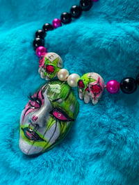 Image 4 of Neon Beaded Whimsiclown Choker