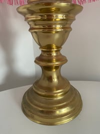Image 4 of 60's Pink Floral Lamp