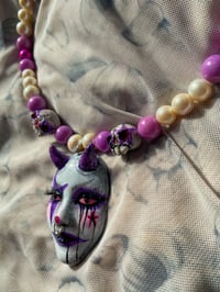 Image 5 of Purple Beaded Whimsiclown Choker